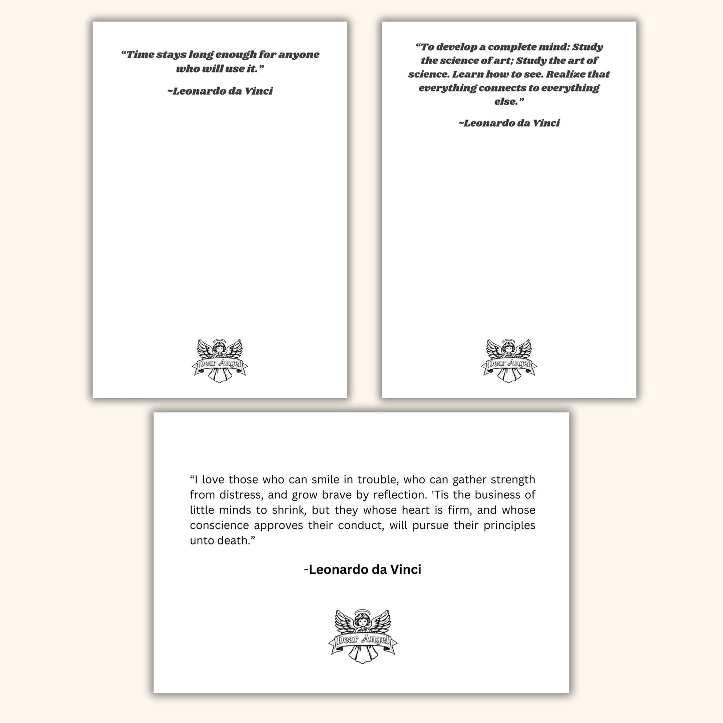 Da Vinci Adventure Cards