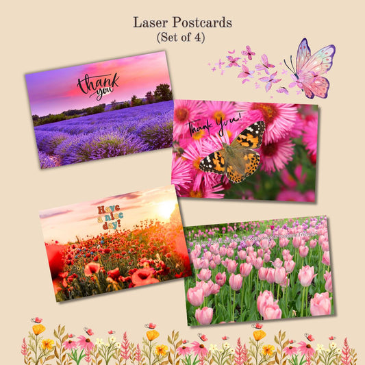 Assorted Affirmation Laser Postcards